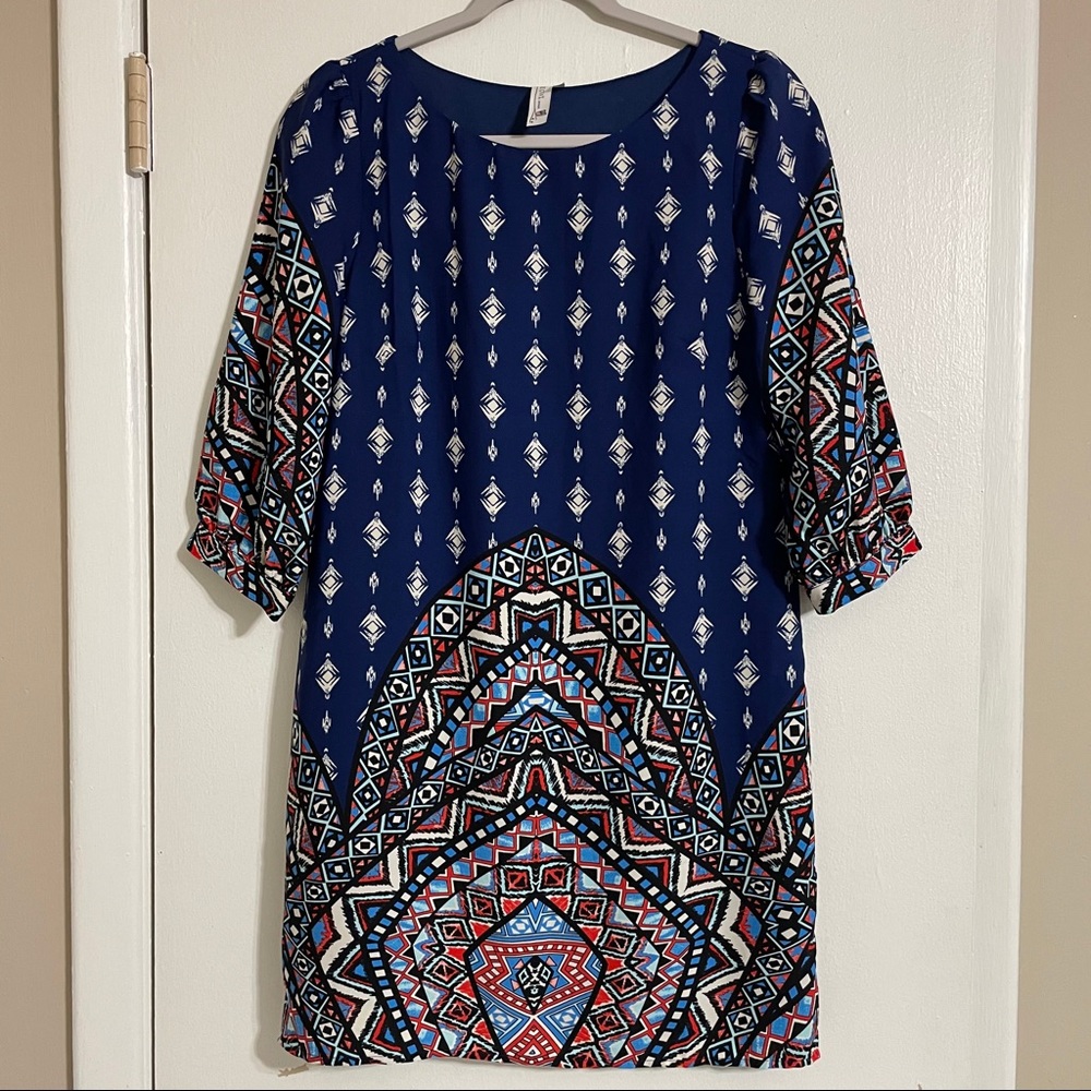 Pink Owl Long Sleeve Dress | Size S